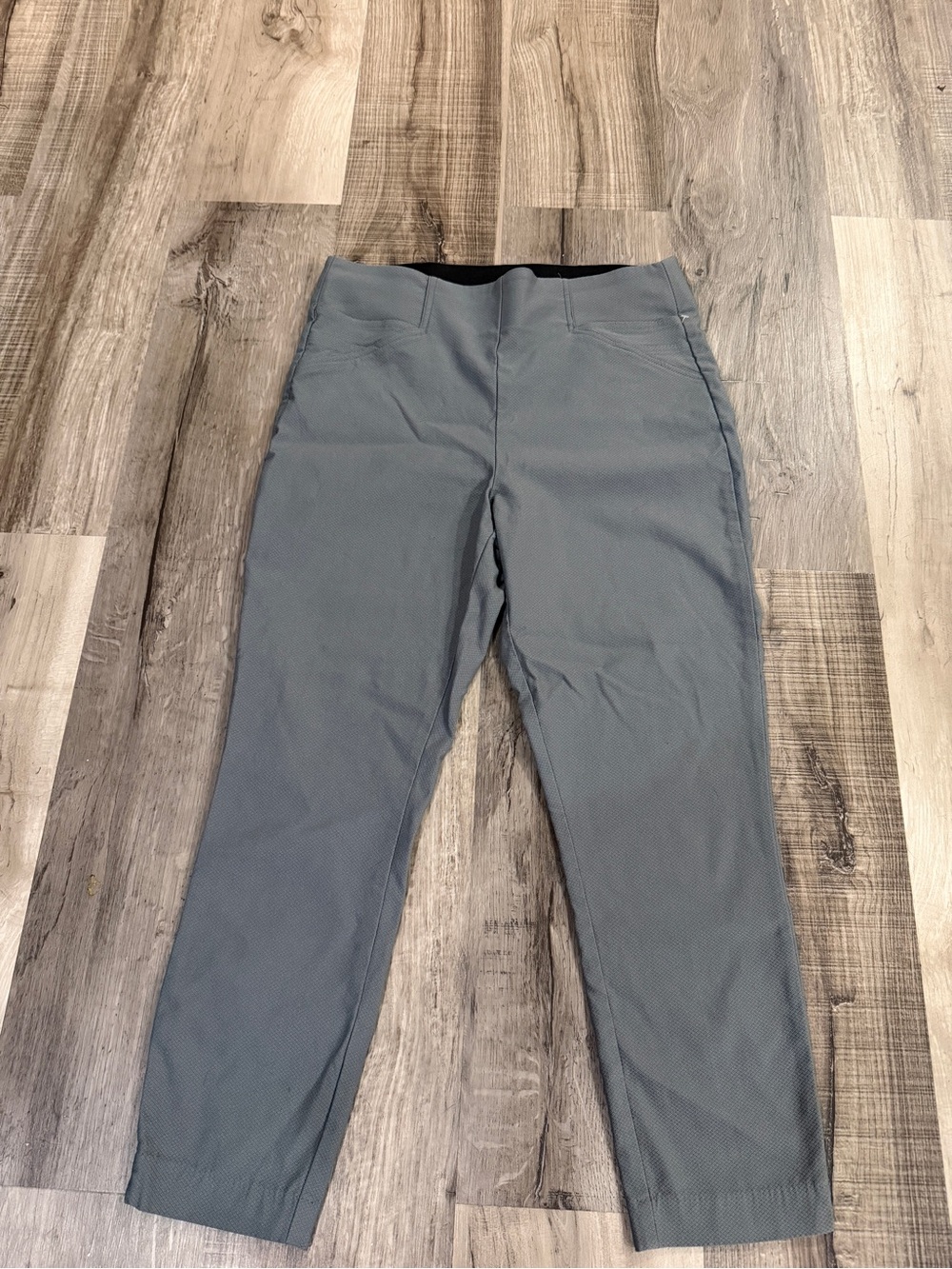 Maurice’s pull on work pants grey Medium